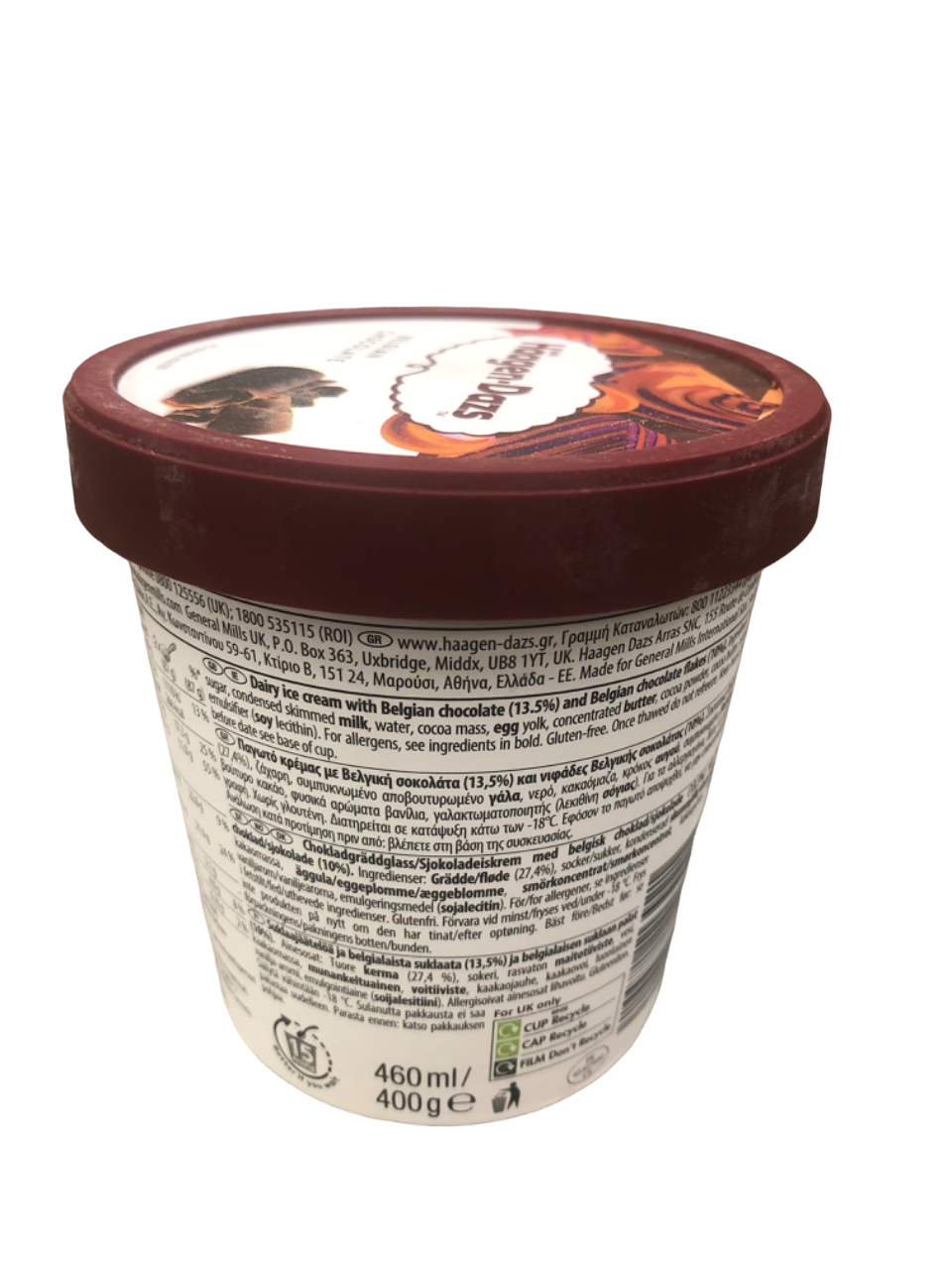 Hagen-Dazs Belgian Chocolate 460ml