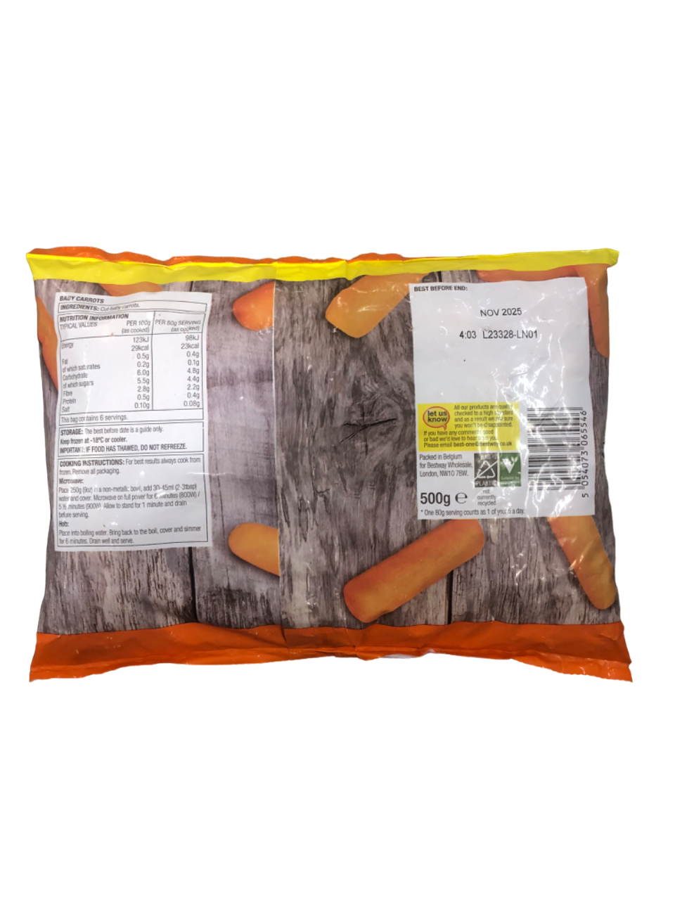 Best One Baby Carrots 500g