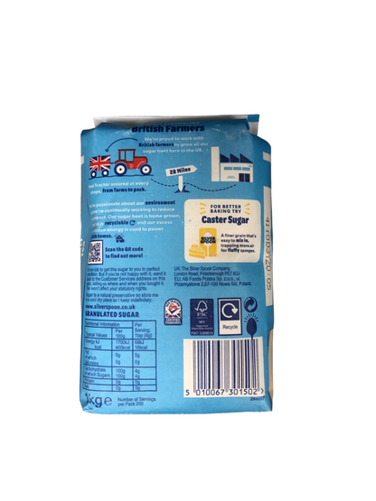 Silver Spoon Granulated Sugar 1kg