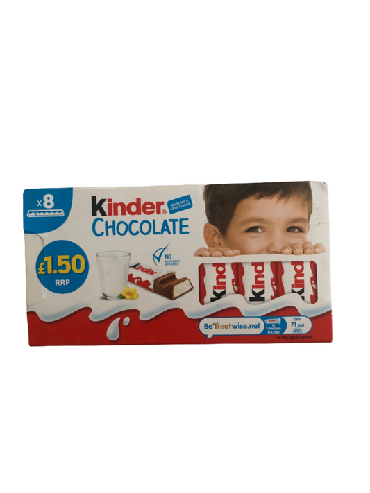 Kinder Chocolate 8 Small bars 8x12.5g