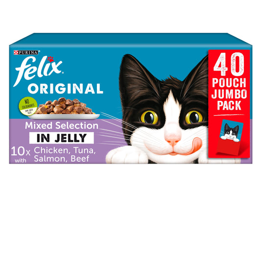 Felix Cat Food Mixed Selection In Jelly 40x85g