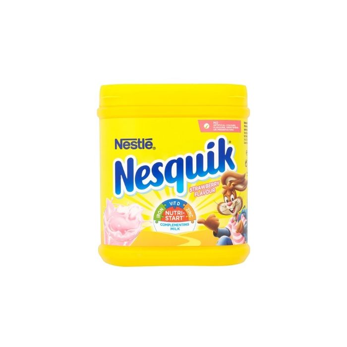 Nesquik Strawberry Flavour Milkshake Powder Tub 500g