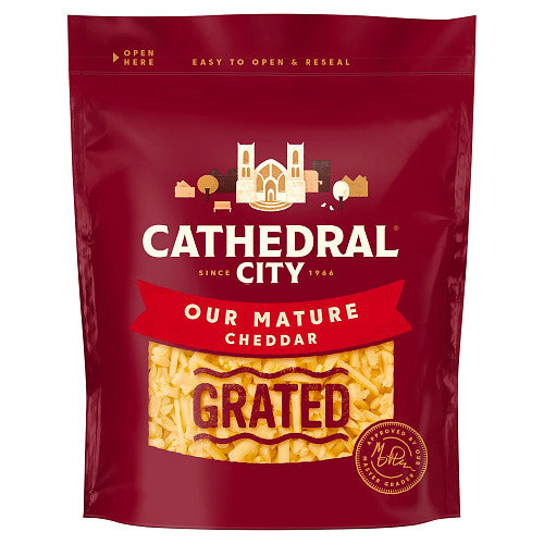 Cathedral City Grated Mature Cheddar Cheese 180g