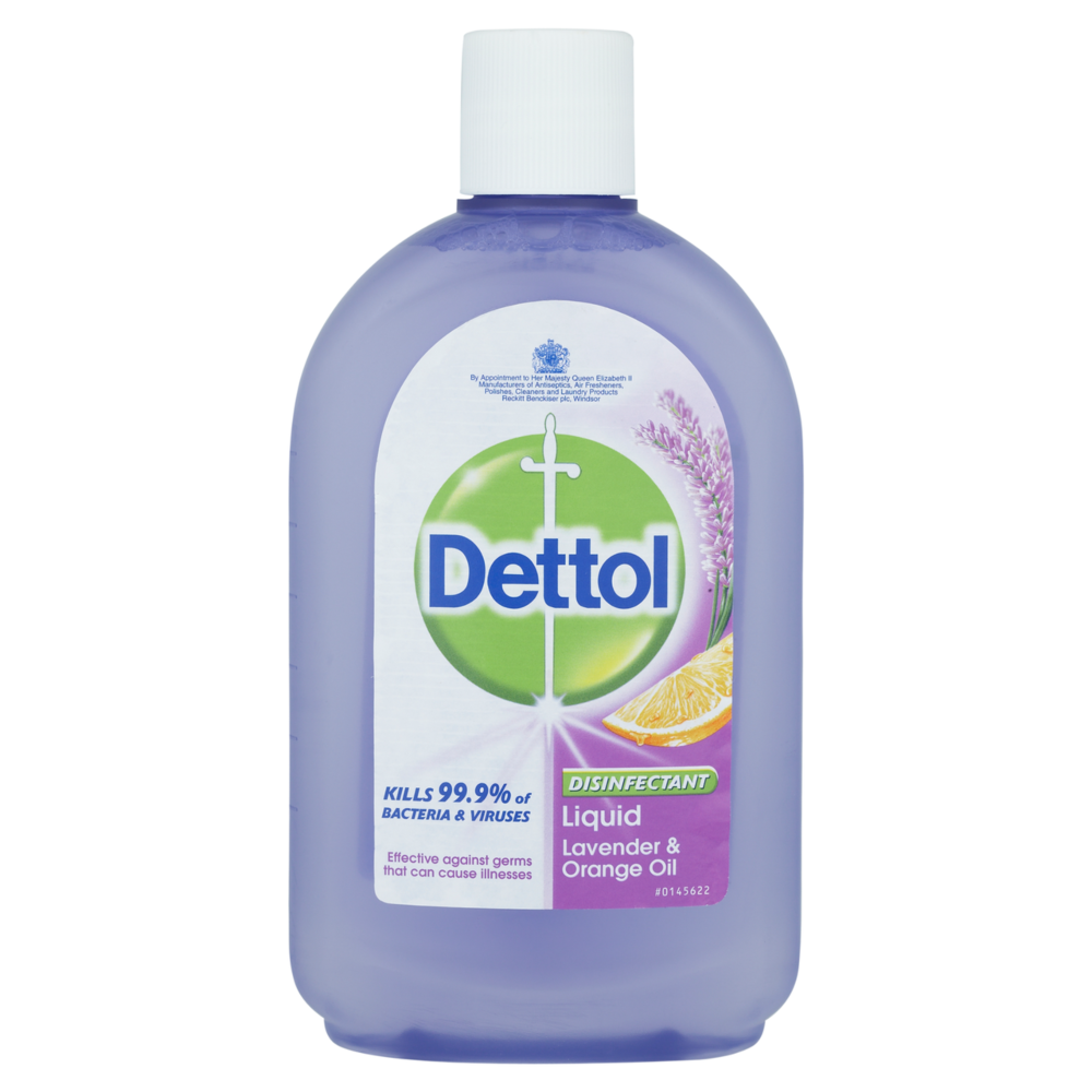 Dettol Disinfectant Liquid Lavender And Orange Oil 500ml