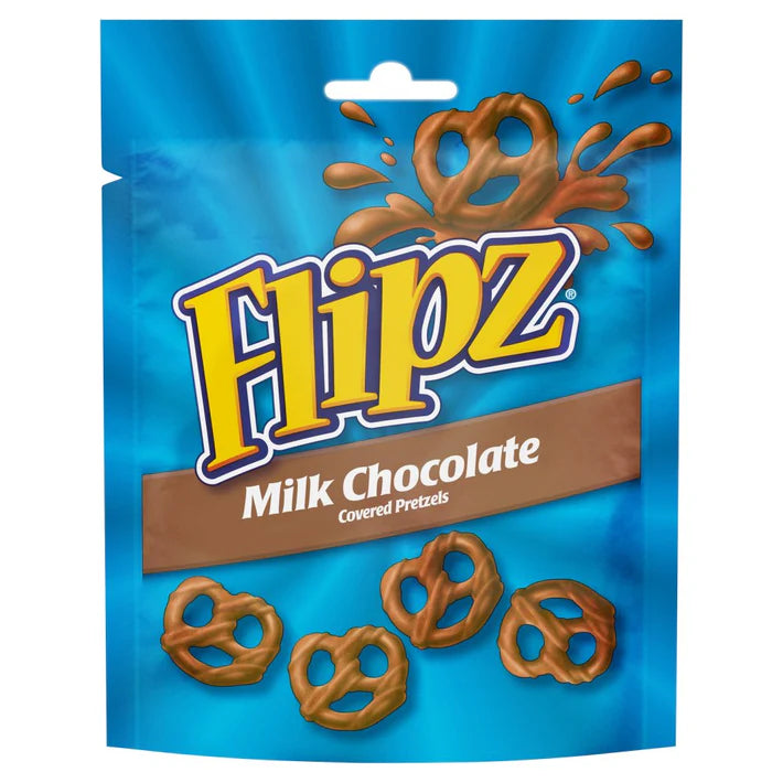 Flipz Milk Chocolate Pretzels 90g