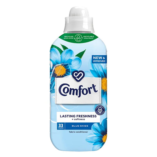 Comfort Fabric Conditioner Blue Skies 33 Washes 990ml