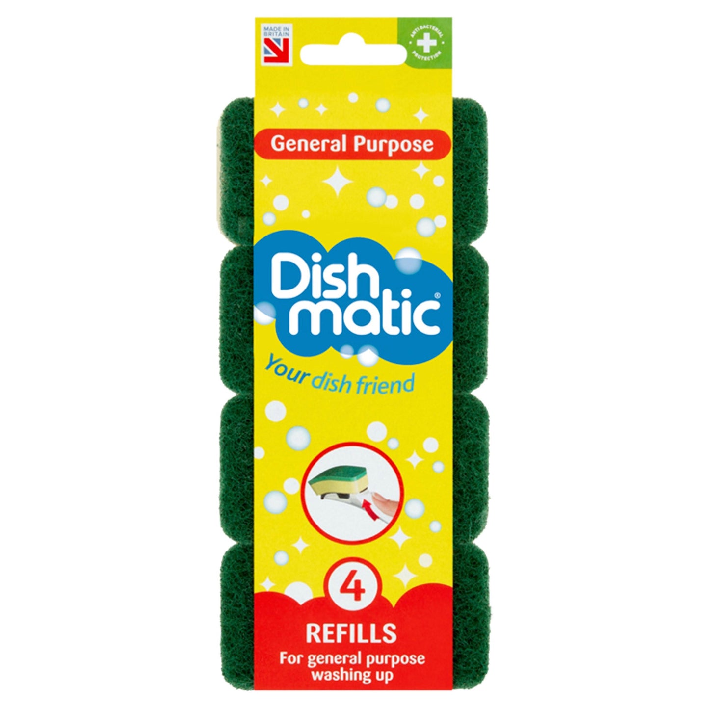 Dishmatic General Purpose 4 Pack Refill