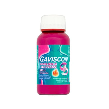 Gaviscon Double Action Mint Liquid for Heartburn & Indigestion Relief 150ml