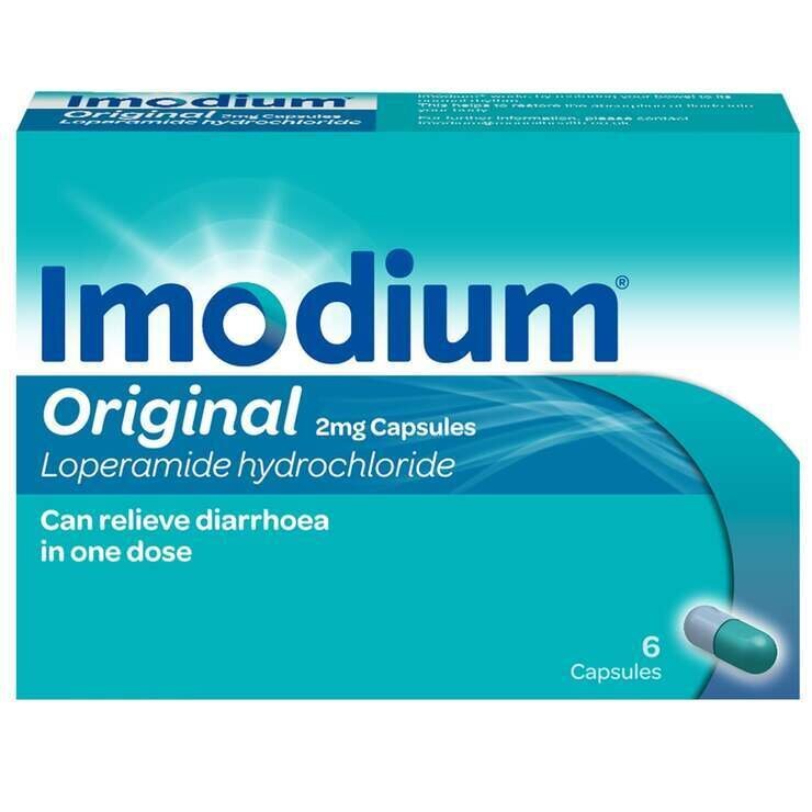 Imodium Original Diarrhoea Relief Capsules 6’s