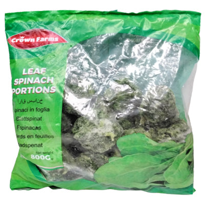 Crown Farms Leaf Spinach 800g