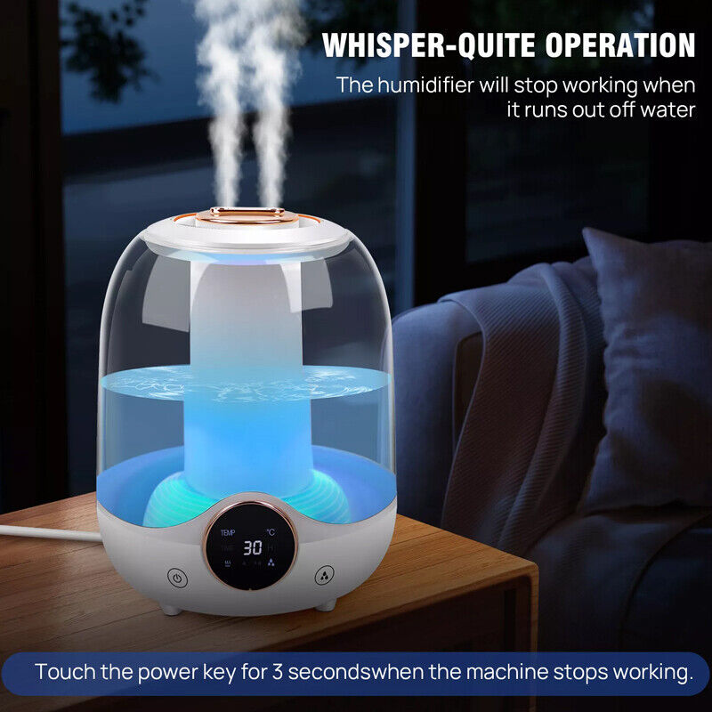 3L Essential Oil Aroma Diffuser Aromatherapy Ultrasonic Humidifier Air Purifier