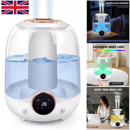 3L Essential Oil Aroma Diffuser Aromatherapy Ultrasonic Humidifier Air Purifier