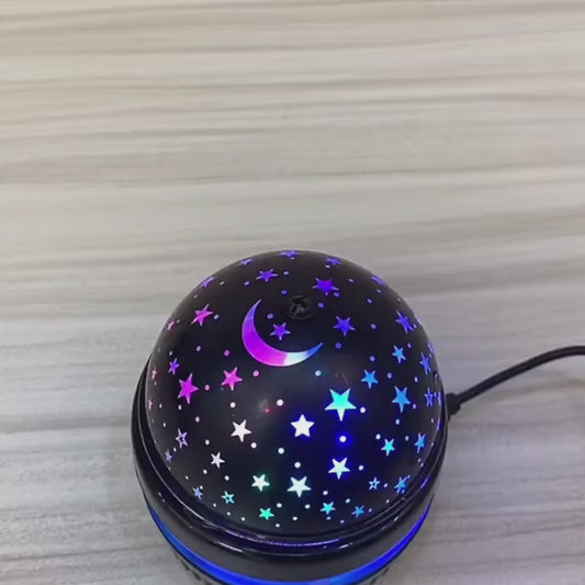 LED Star Galaxy Projector Lamp Spotlight Colorful Rotating Magic Ball Bedroom Atmosphere Lamp Bar KTV Disco Party Stage Light