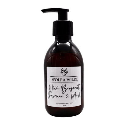 Wilde Bergamot, Jasmine & Musk Luxury 2 In 1 Liquid Soap - Hand & Body 250ML